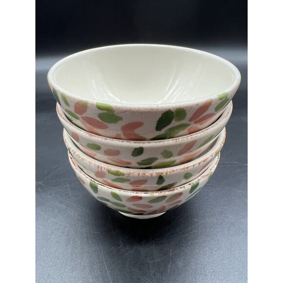 Crate and Barrel Set Of 4 Winter Gems Appetizer Sorbet Bowls Christmas 3 1/2" - Picture 12 of 13